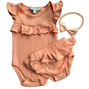 Emily & Oliver Baby Girl Matching Set 3-6 Months